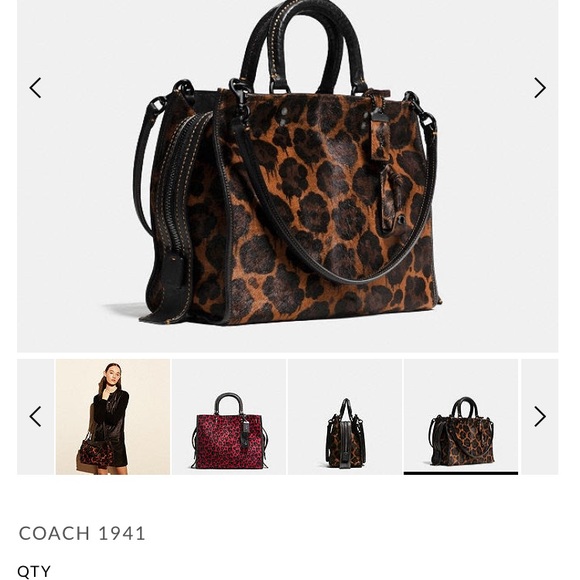 Coach Rogue 1941 - Genuine Calf Hair - Picture 2 of 14